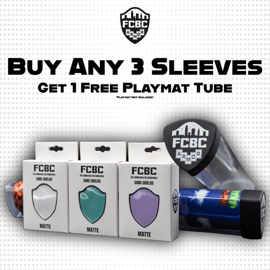Free Playmat Tube MUST ADD 3 SLEEVES TO CART TO USE